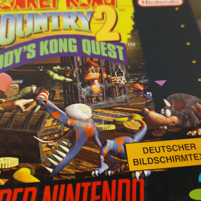 Super Nintendo Spiel : Donkey Kong Country 2 - Modul Anleitung OVP cib / SNES