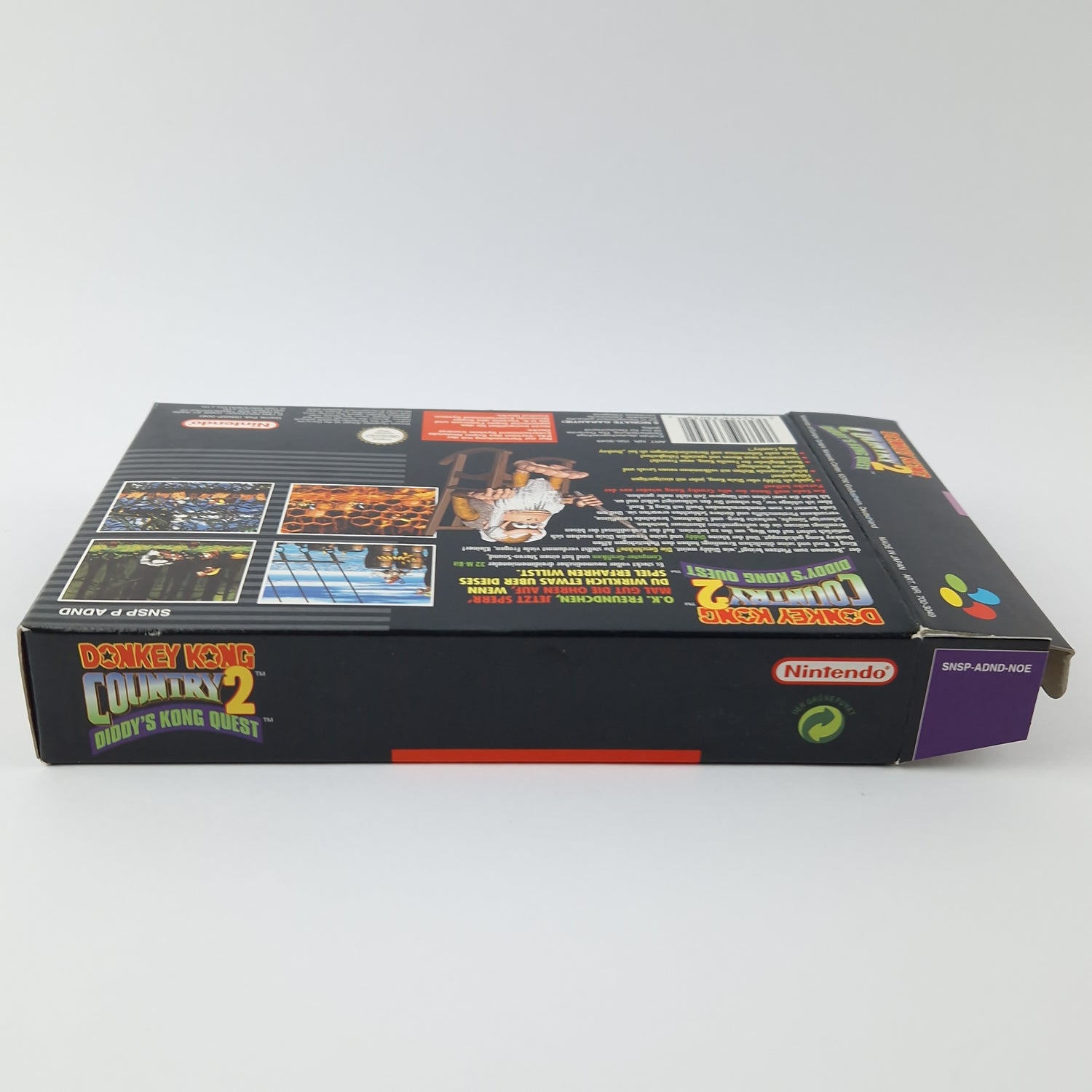 Super Nintendo Game: Donkey Kong Country 2 - Module Instructions OVP cib / SNES