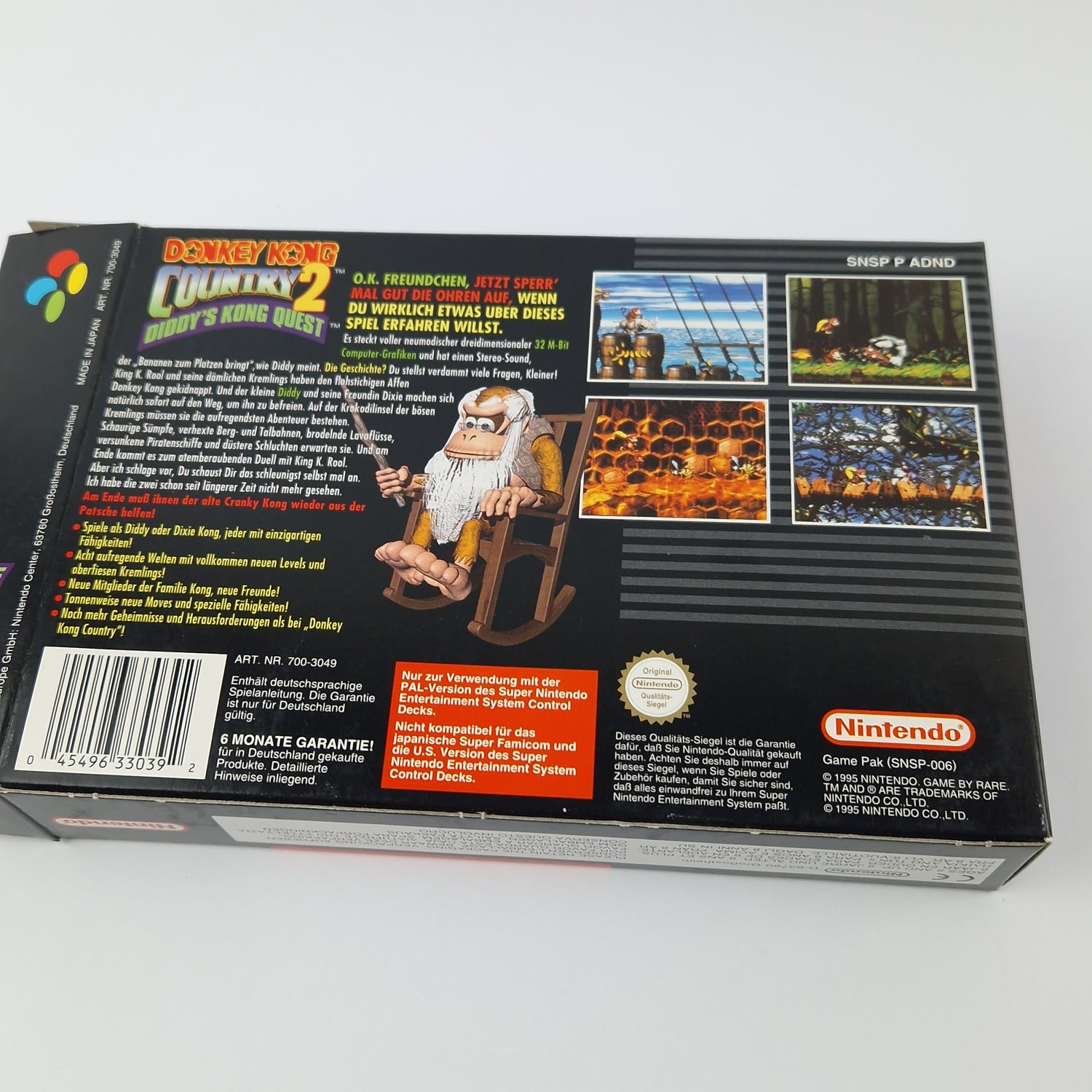Super Nintendo Spiel : Donkey Kong Country 2 - Modul Anleitung OVP cib / SNES