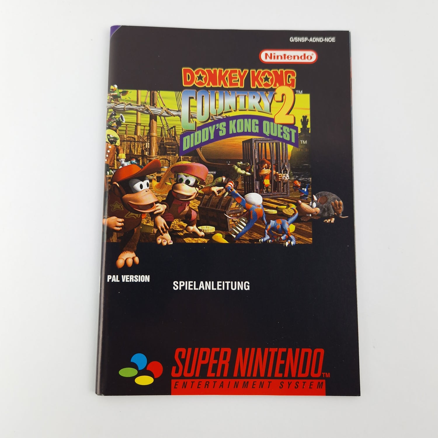 Super Nintendo Spiel : Donkey Kong Country 2 - Modul Anleitung OVP cib / SNES