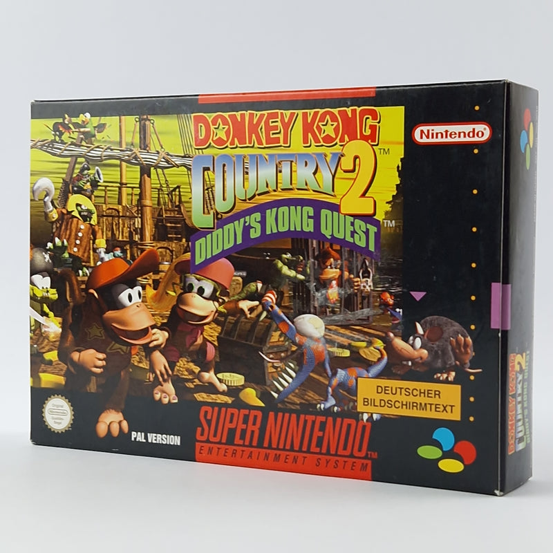 Super Nintendo Game: Donkey Kong Country 2 - Module Instructions OVP cib / SNES