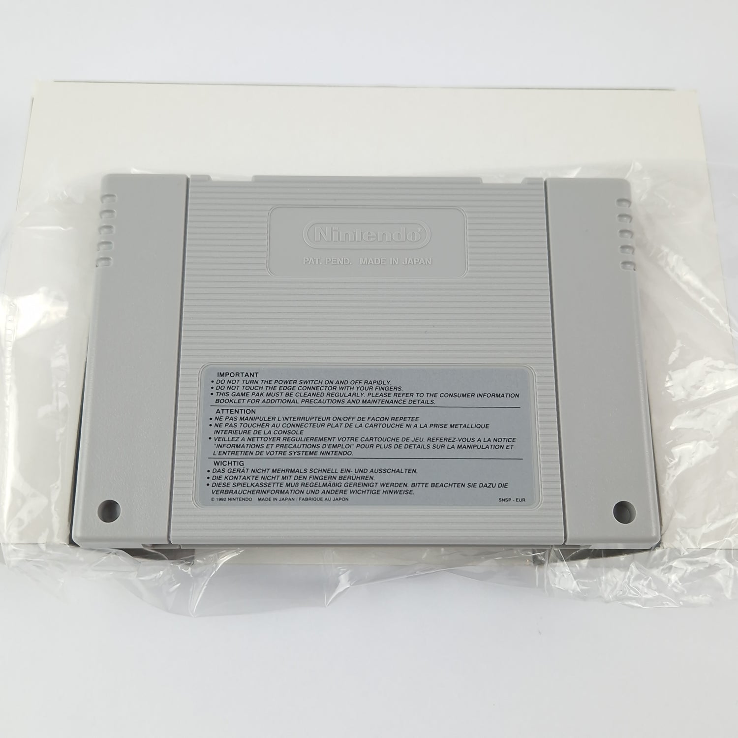 Super Nintendo Game: Donkey Kong Country 3 - Module Instructions OVP cib / SNES