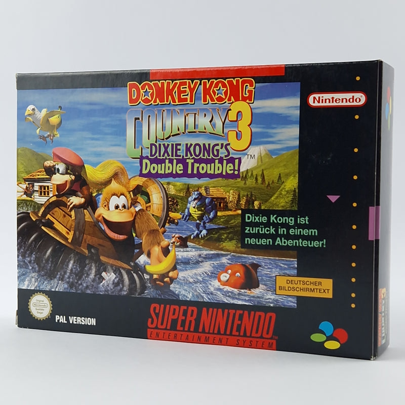 Super Nintendo Game: Donkey Kong Country 3 - Module Instructions OVP cib / SNES