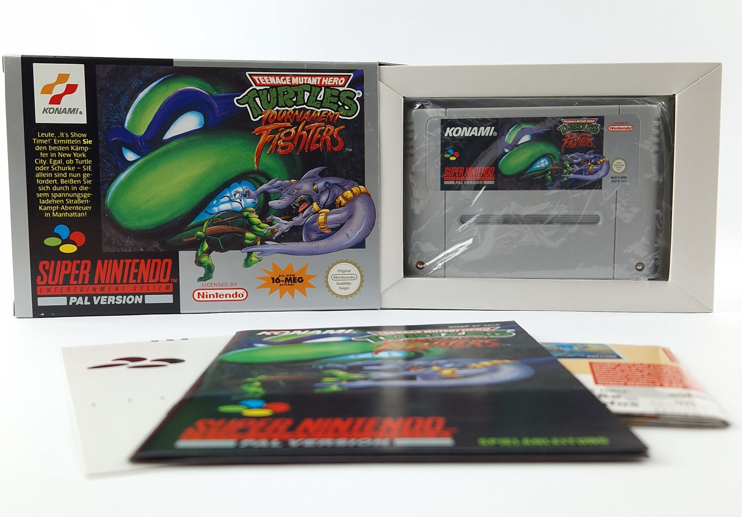 Super Nintendo Spiel : Teenage Mutant Hero Turtles Tournament Fighters SNES OVP