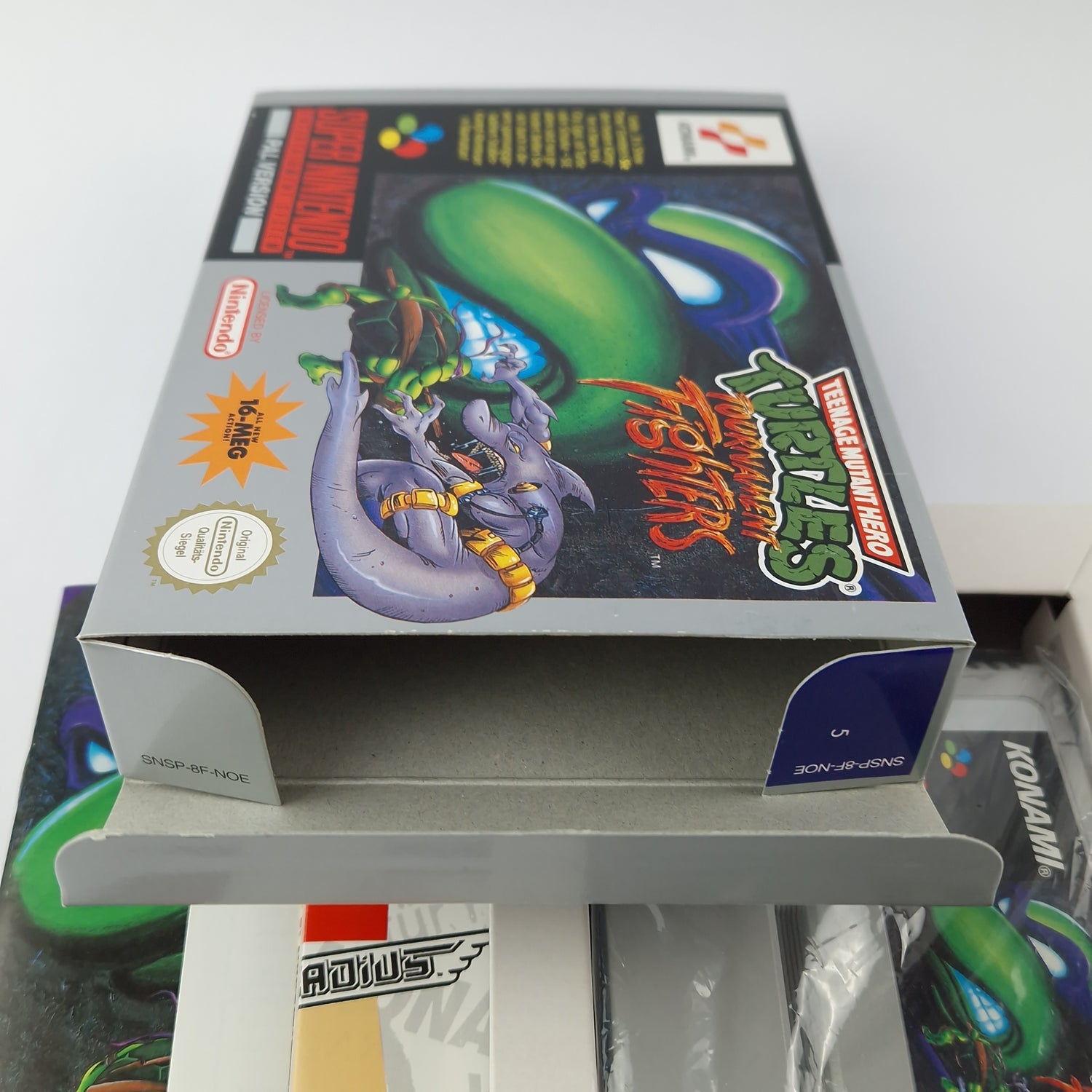 Super Nintendo Game: Teenage Mutant Hero Turtles Tournament Fighters SNES OVP