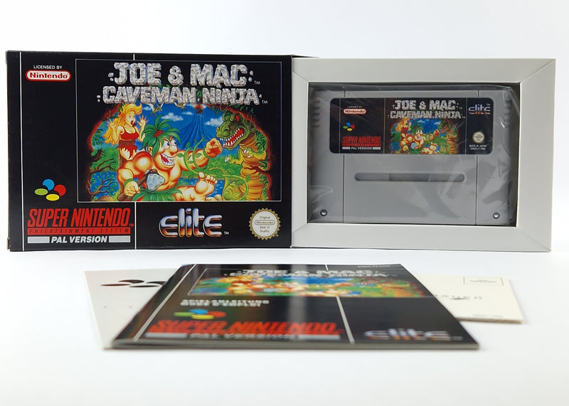 Super Nintendo Spiel : Joe & Mac Caveman Ninja - Modul Anleitung OVP cib / SNES