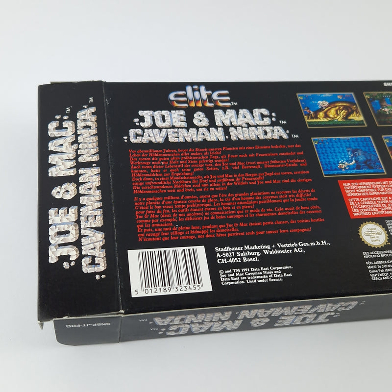 Super Nintendo Spiel : Joe & Mac Caveman Ninja - Modul Anleitung OVP cib / SNES