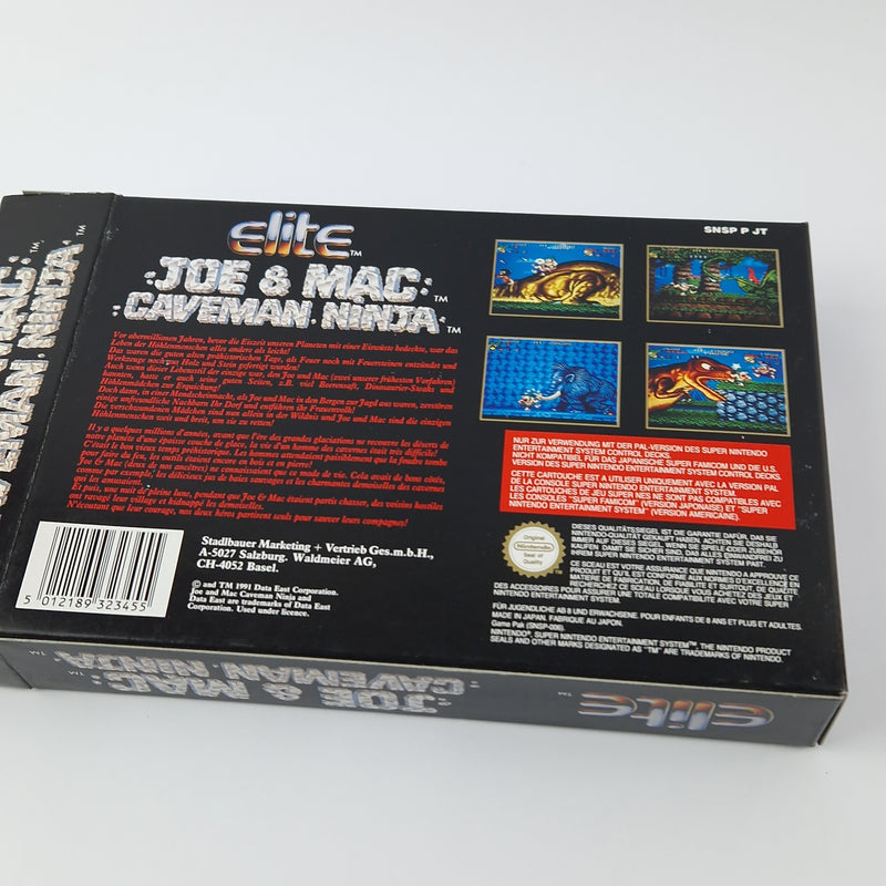 Super Nintendo Spiel : Joe & Mac Caveman Ninja - Modul Anleitung OVP cib / SNES