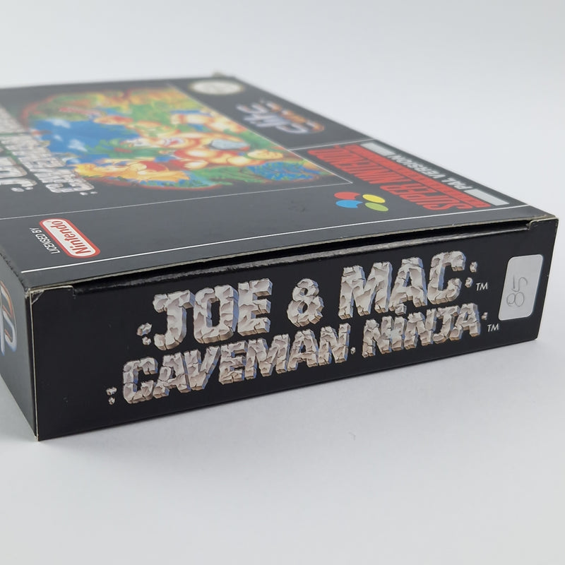 Super Nintendo Spiel : Joe & Mac Caveman Ninja - Modul Anleitung OVP cib / SNES