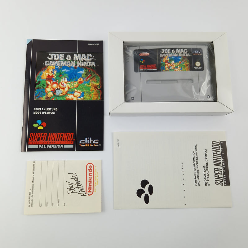 Super Nintendo Spiel : Joe & Mac Caveman Ninja - Modul Anleitung OVP cib / SNES