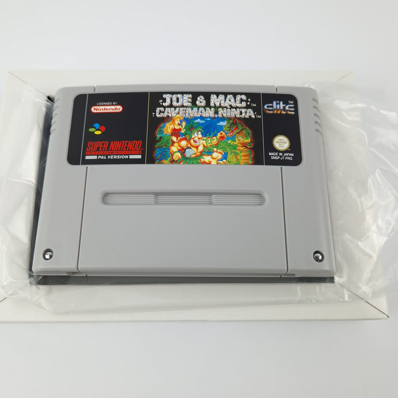 Super Nintendo Spiel : Joe & Mac Caveman Ninja - Modul Anleitung OVP cib / SNES