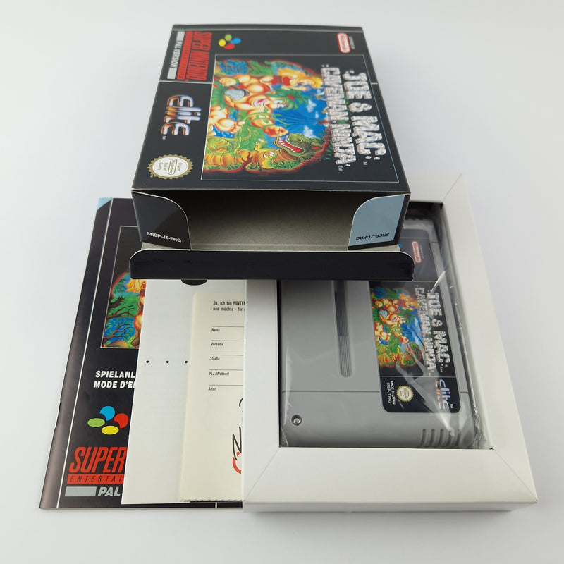 Super Nintendo Spiel : Joe & Mac Caveman Ninja - Modul Anleitung OVP cib / SNES