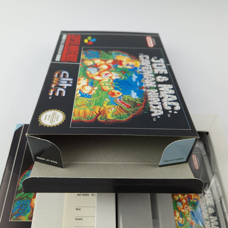 Super Nintendo Spiel : Joe & Mac Caveman Ninja - Modul Anleitung OVP cib / SNES
