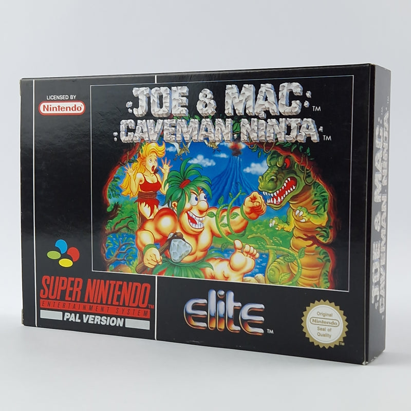 Super Nintendo Spiel : Joe & Mac Caveman Ninja - Modul Anleitung OVP cib / SNES
