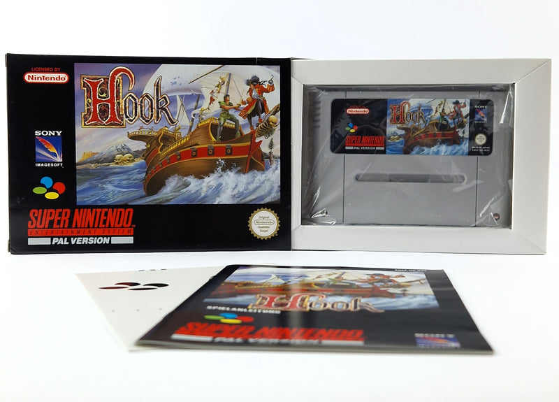Super Nintendo Spiel : Hook - Modul Anleitung OVP cib / SNES Captain Hook PAL