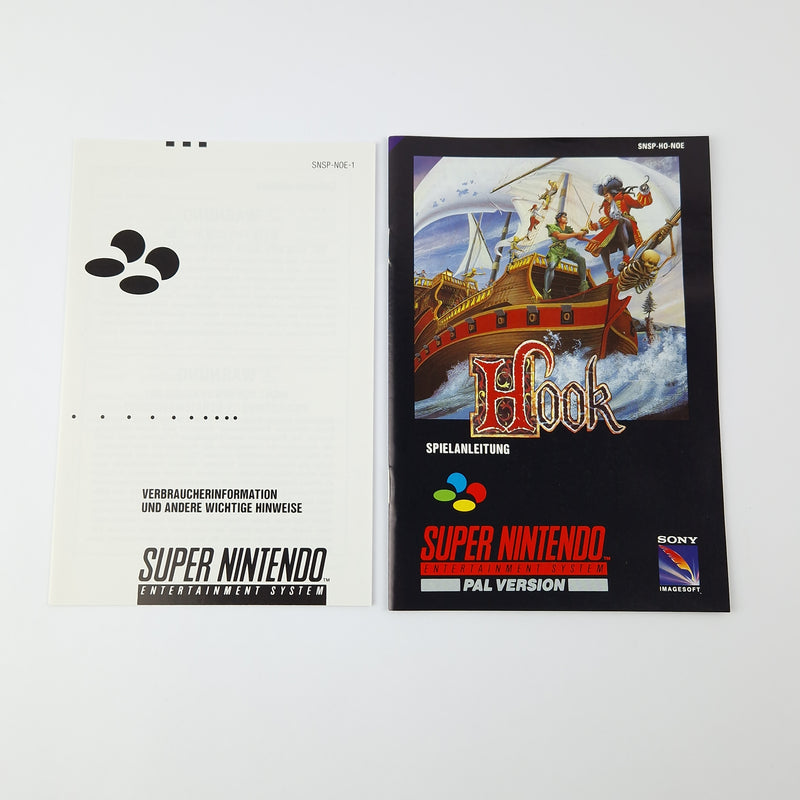 Super Nintendo Spiel : Hook - Modul Anleitung OVP cib / SNES Captain Hook PAL