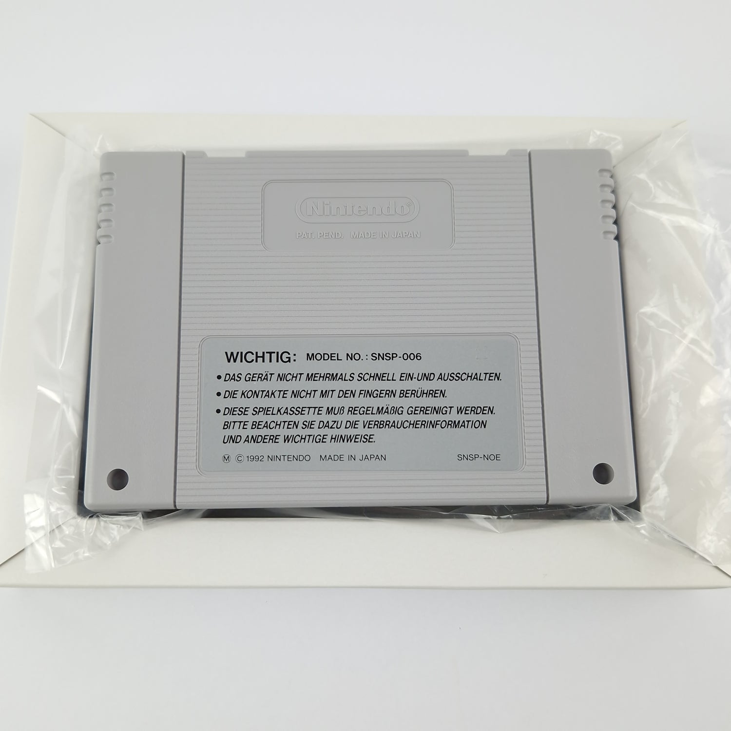 Super Nintendo Game: Pocky & Rocky - Module Instructions OVP cib / SNES PAL NOE