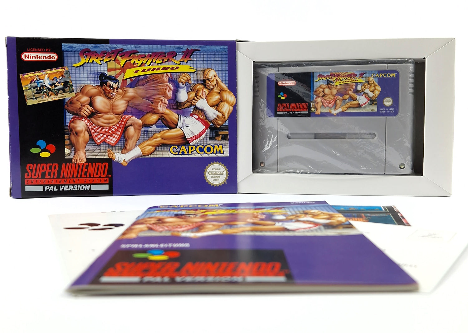 Super Nintendo game: Street Fighter II TURBO - Module instructions OVP cib / SNES