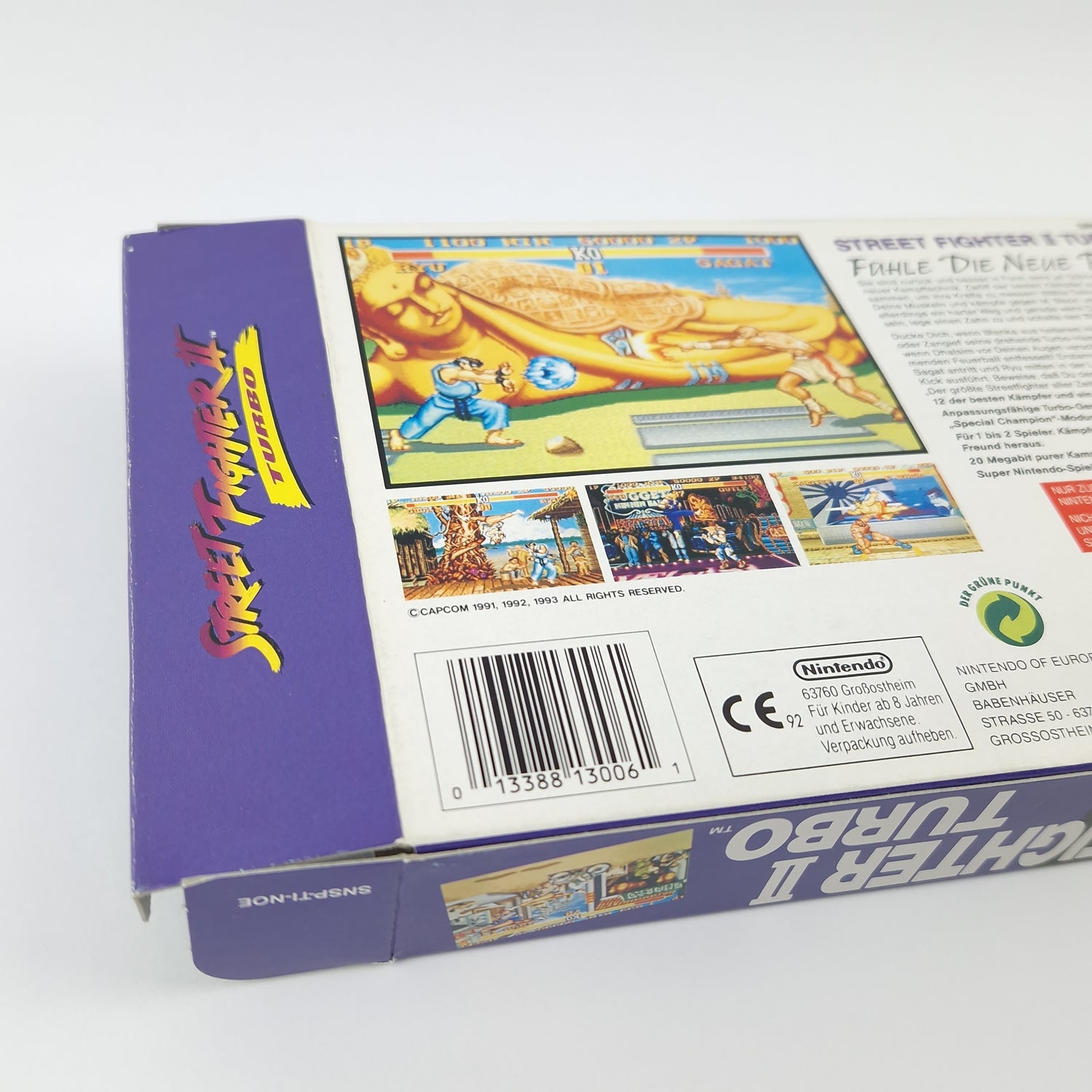 Super Nintendo Spiel : Street Fighter II TURBO - Modul Anleitung OVP cib / SNES