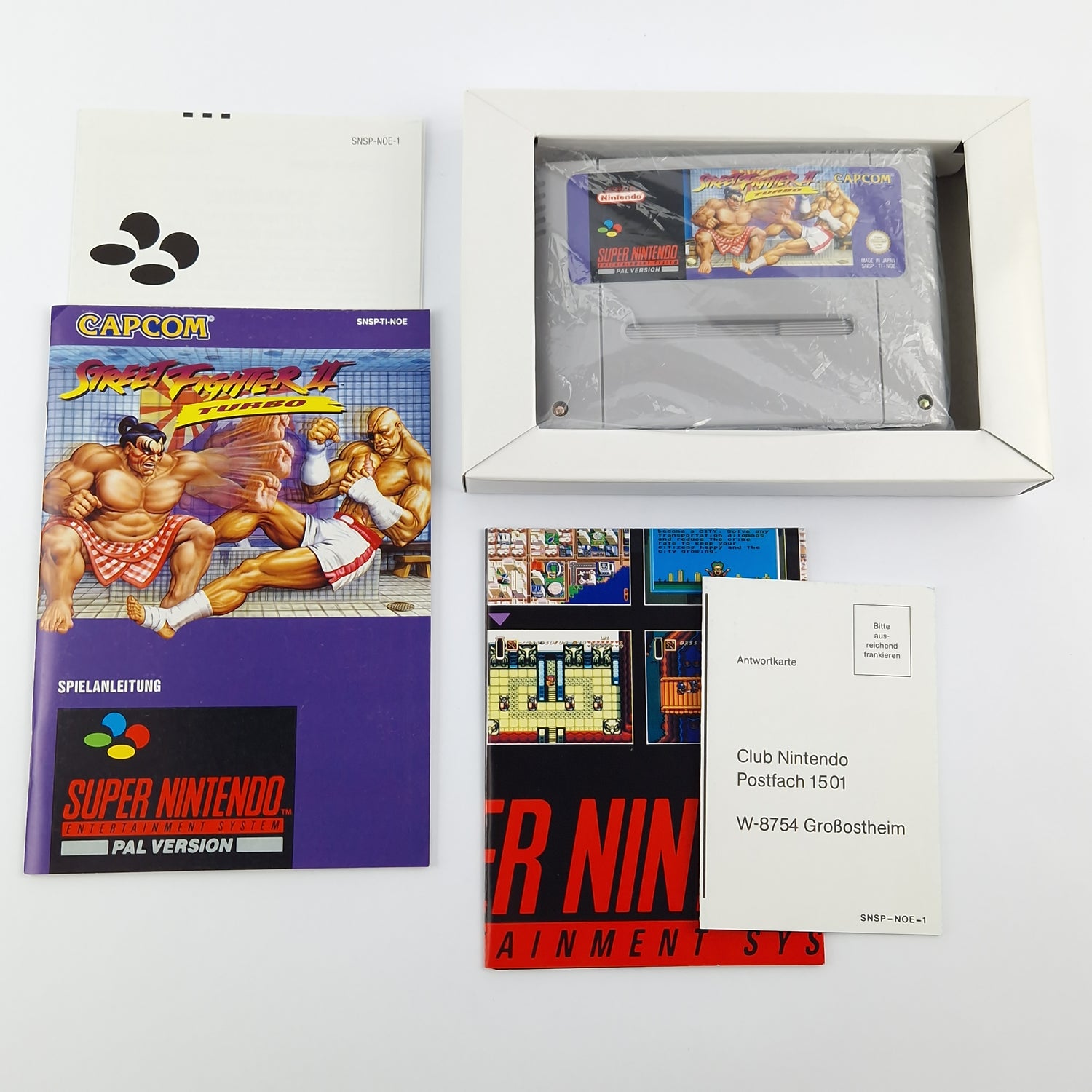 Super Nintendo Spiel : Street Fighter II TURBO - Modul Anleitung OVP cib / SNES