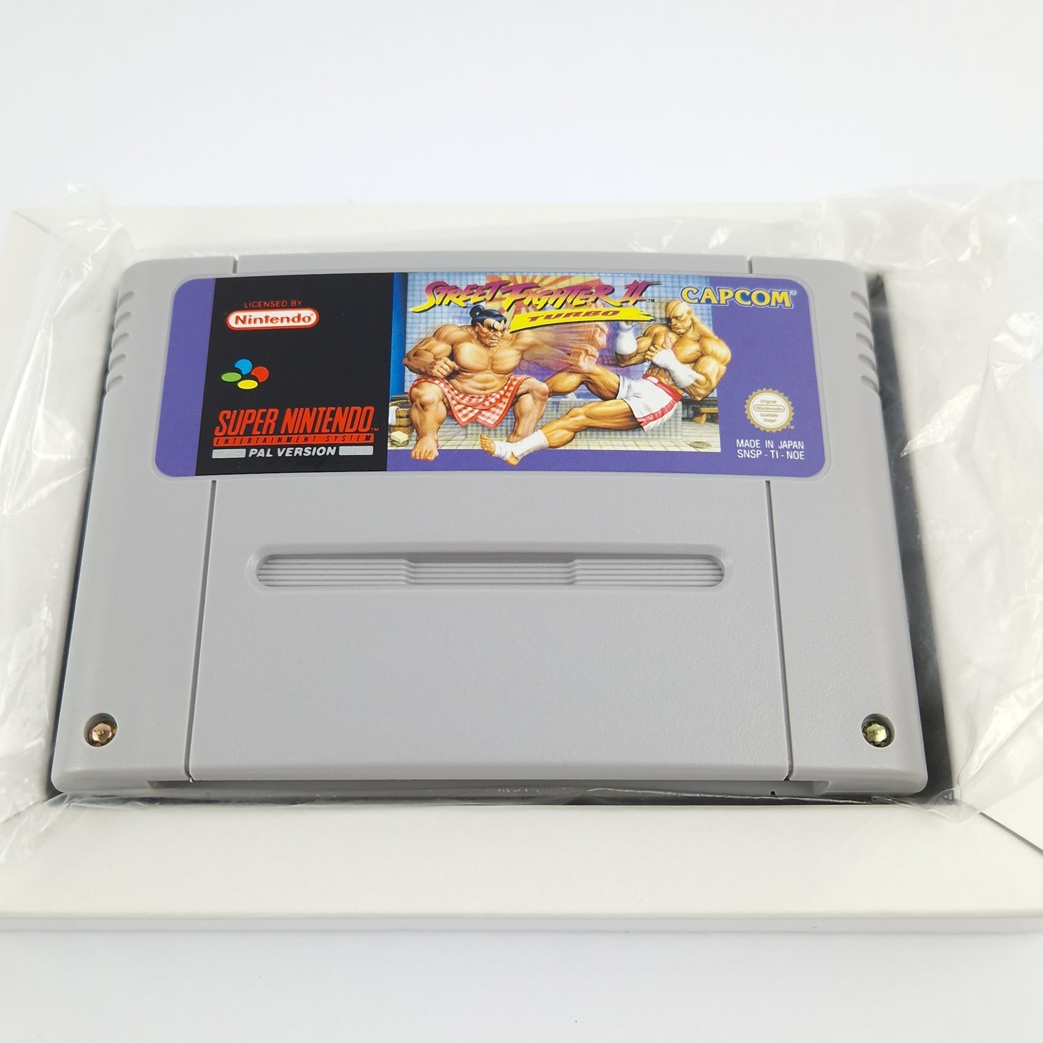 Super Nintendo game: Street Fighter II TURBO - Module instructions OVP cib / SNES