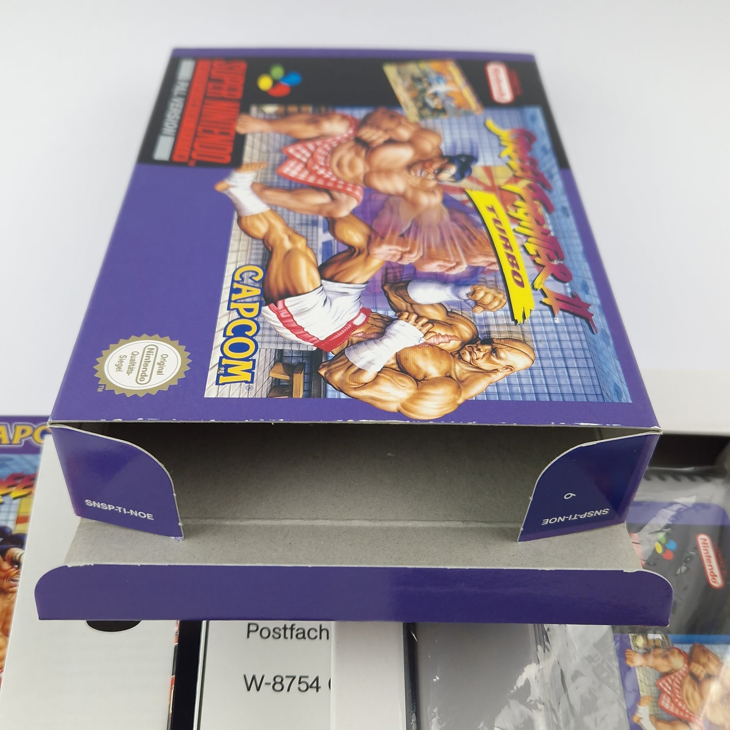 Super Nintendo game: Street Fighter II TURBO - Module instructions OVP cib / SNES