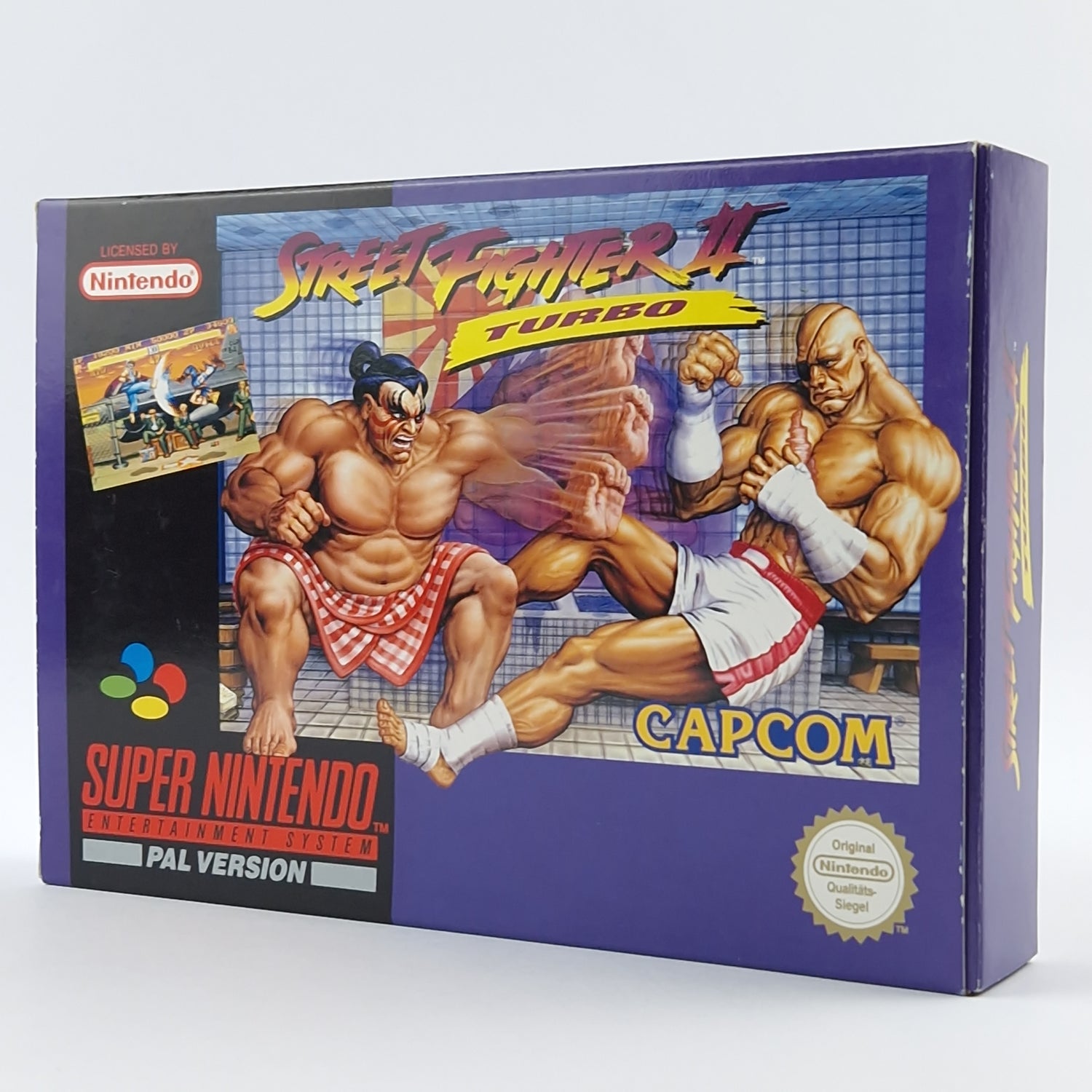 Super Nintendo Spiel : Street Fighter II TURBO - Modul Anleitung OVP cib / SNES