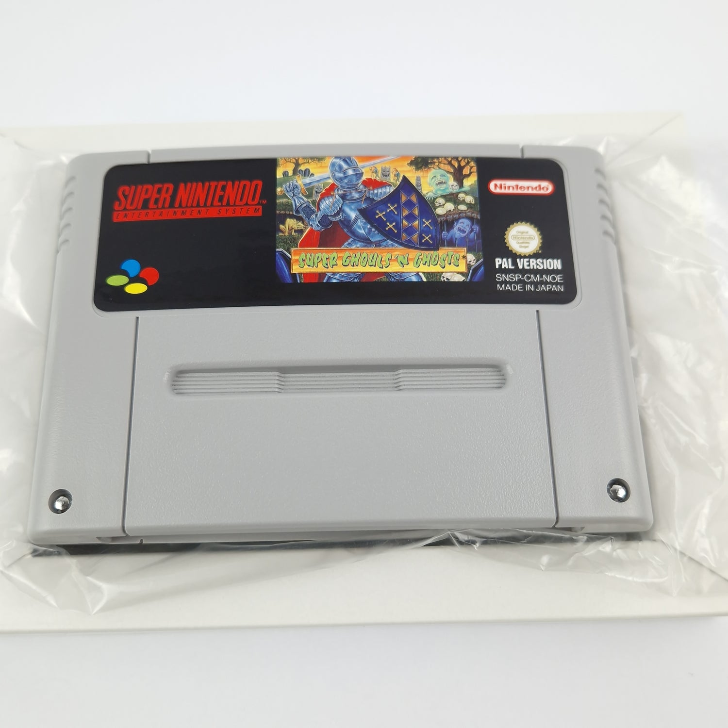 Super Nintendo Spiel : Super Ghouls n Ghosts - Modul Anleitung OVP cib / SNES