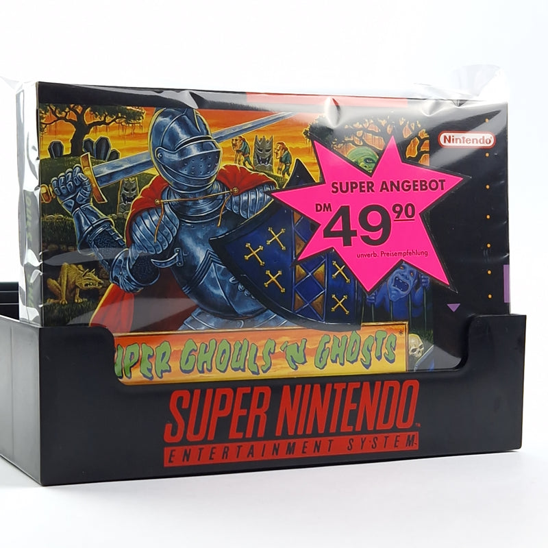 Super Nintendo Spiel : Super Ghouls n Ghosts - Modul Anleitung OVP cib / SNES