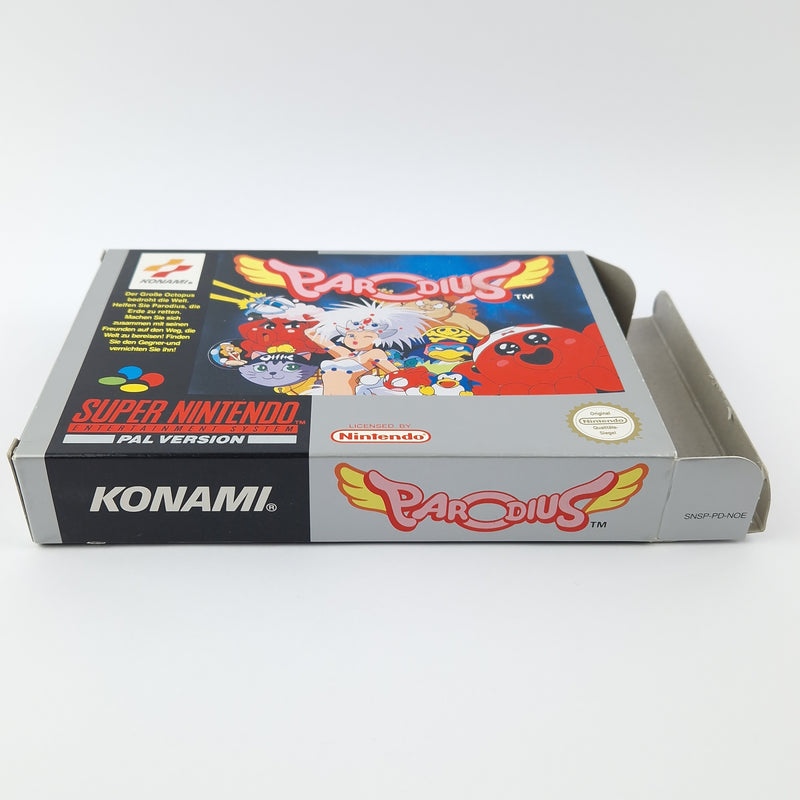 Super Nintendo Spiel : Parodius - Modul Anleitung OVP cib / SNES PAL NOE