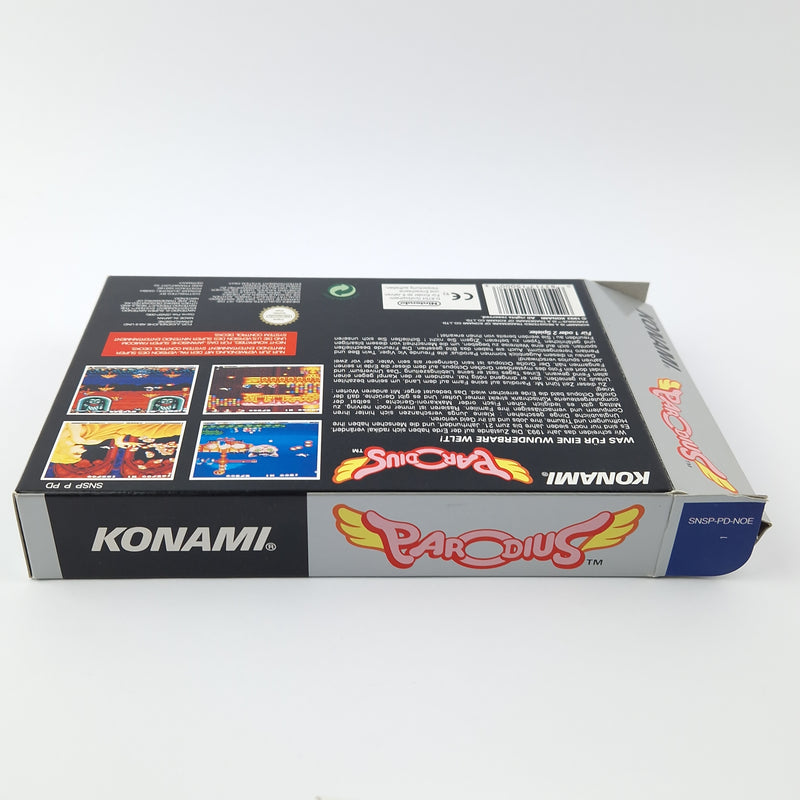 Super Nintendo Spiel : Parodius - Modul Anleitung OVP cib / SNES PAL NOE