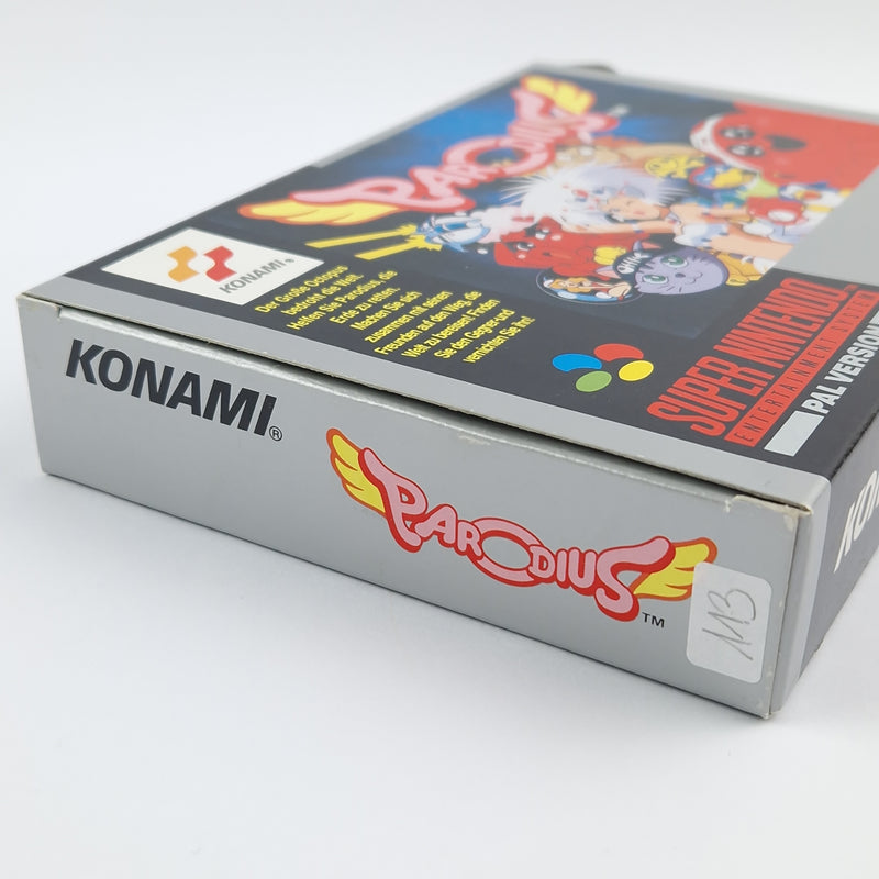 Super Nintendo Spiel : Parodius - Modul Anleitung OVP cib / SNES PAL NOE