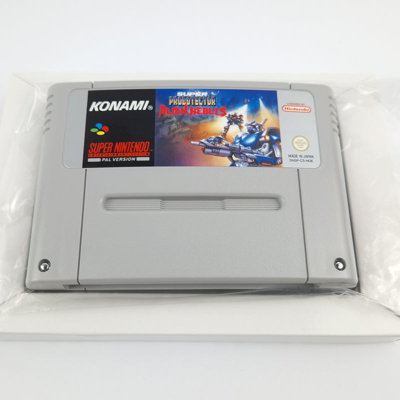 Super Nintendo Spiel : Super Probotector Alien Rebels - OVP cib / SNES PAL NOE-1