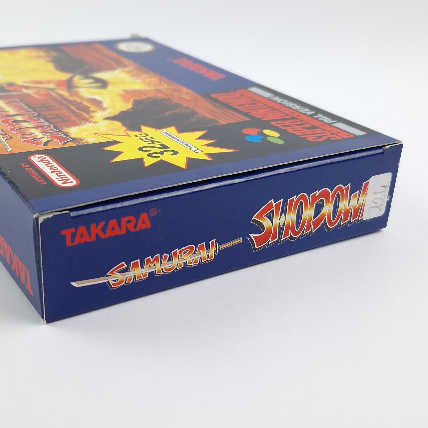 Super Nintendo Game: Samurai Shodown - Module Instructions OVP cib Box / SNES PAL