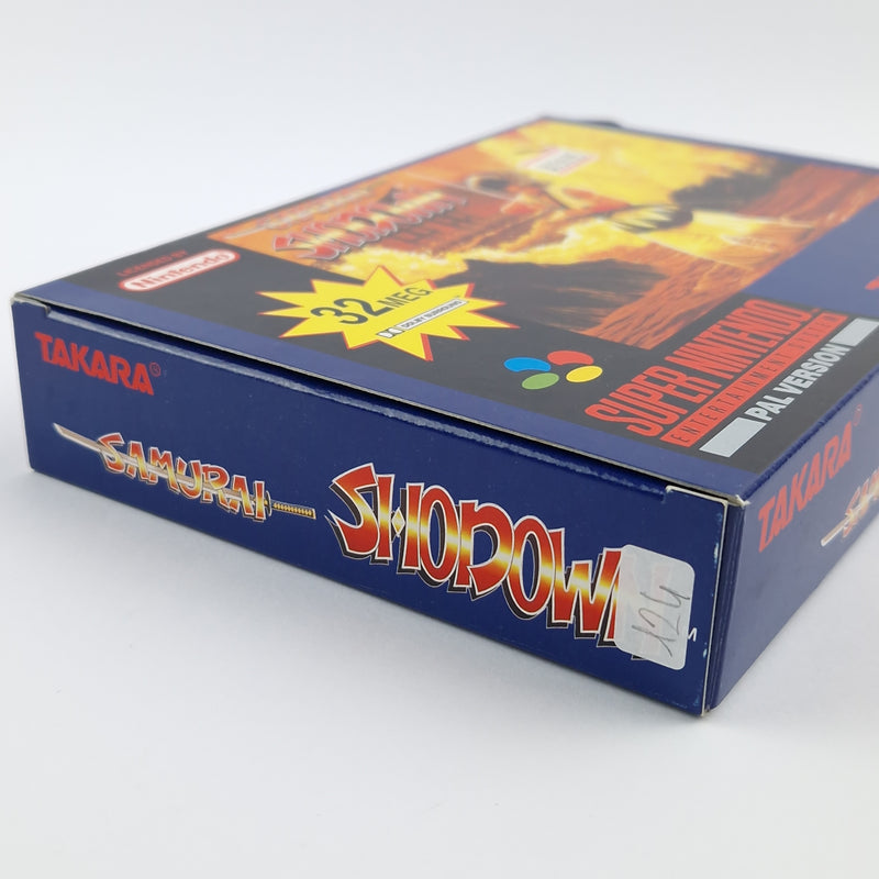 Super Nintendo Spiel : Samurai Shodown - Modul Anleitung OVP cib Box / SNES PAL