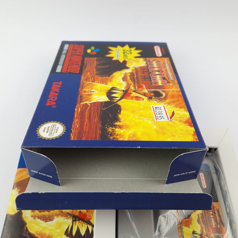 Super Nintendo Spiel : Samurai Shodown - Modul Anleitung OVP cib Box / SNES PAL