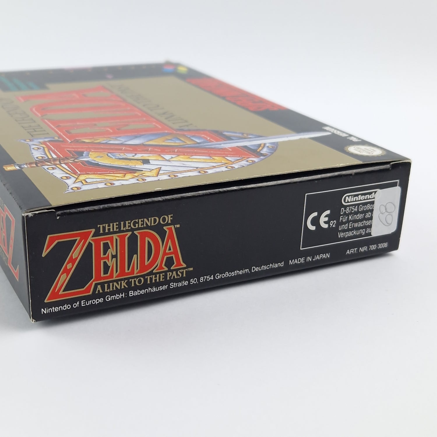 Super Nintendo Game: Zelda a link to the Past - Module Instructions OVP CIB SNES