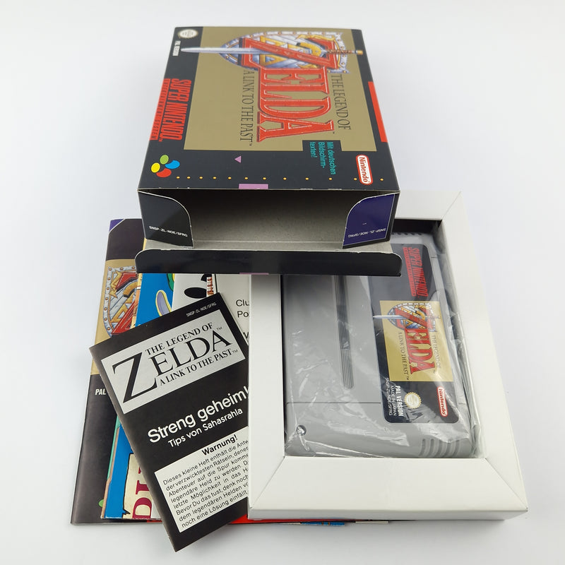 Super Nintendo Game: Zelda a link to the Past - Module Instructions OVP CIB SNES