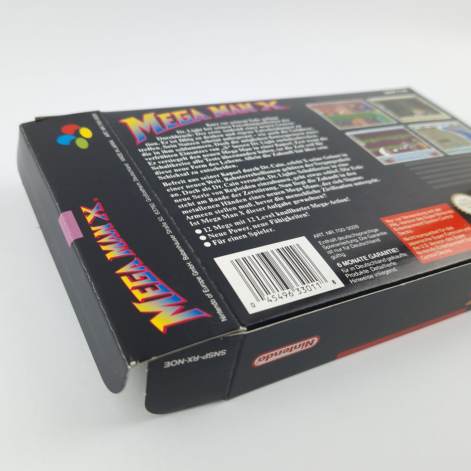 Super Nintendo Spiel : Mega Man X - Modul Anleitung OVP CIB SNES MegaMan X2 X3
