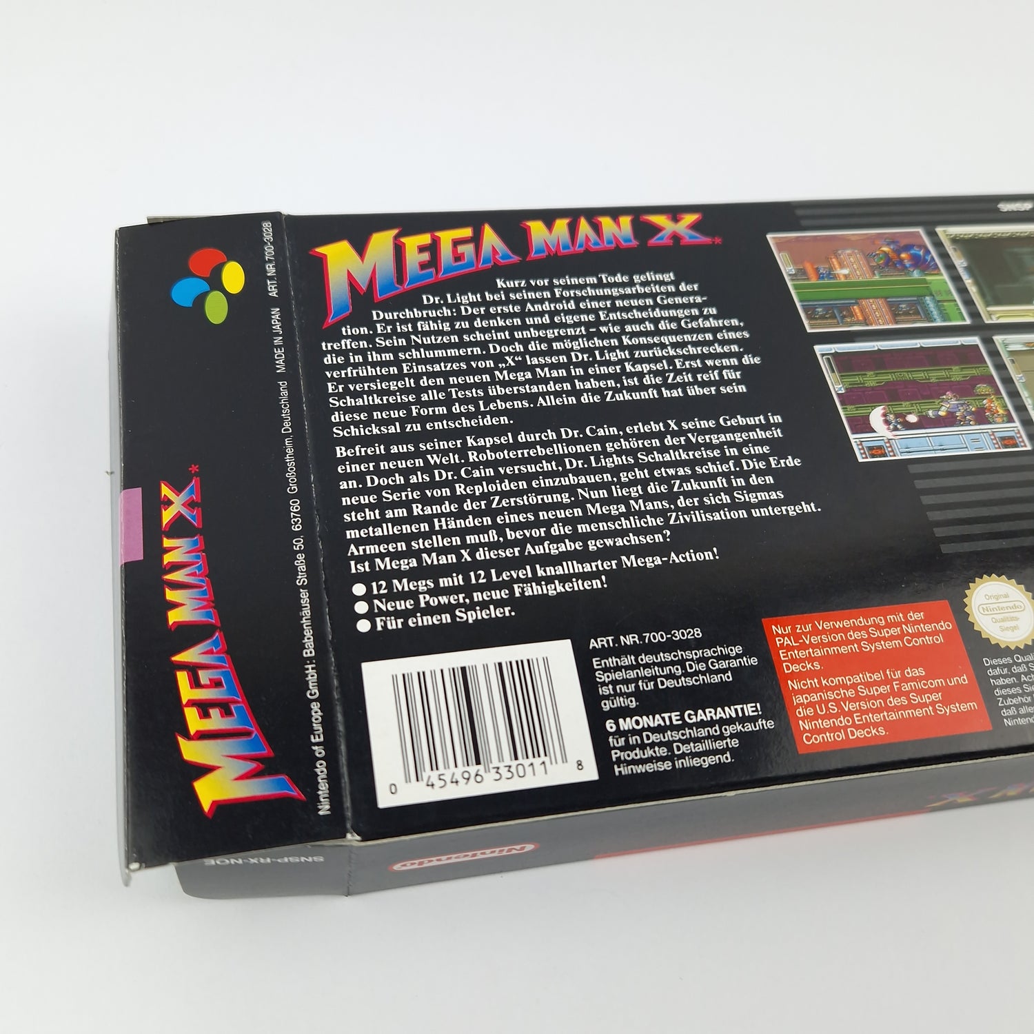 Super Nintendo Spiel : Mega Man X - Modul Anleitung OVP CIB SNES MegaMan X2 X3