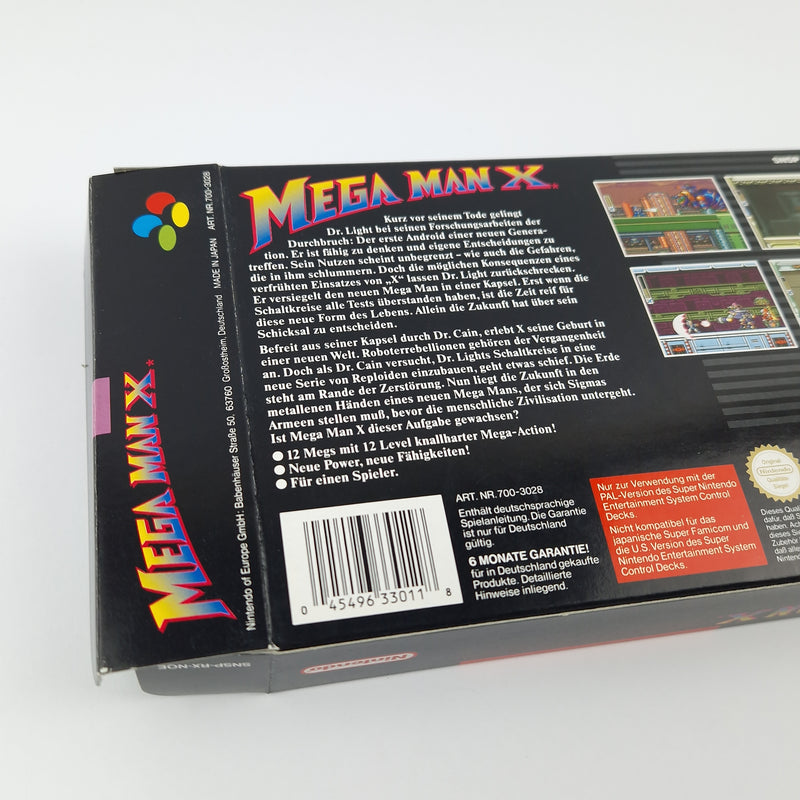 Super Nintendo Game: Mega Man X - Module Instructions OVP CIB SNES MegaMan X2 X3