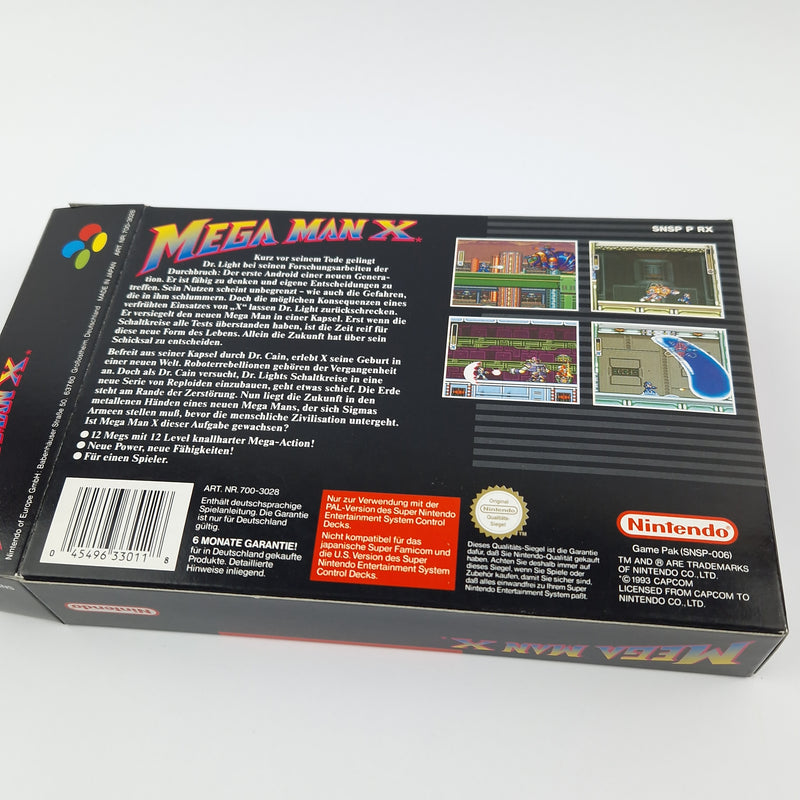 Super Nintendo Spiel : Mega Man X - Modul Anleitung OVP CIB SNES MegaMan X2 X3