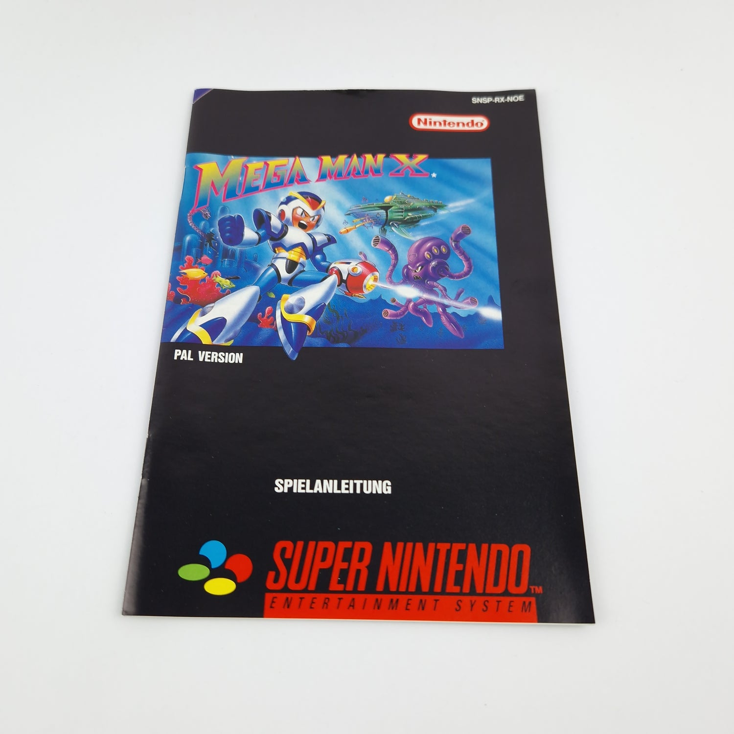 Super Nintendo Game: Mega Man X - Module Instructions OVP CIB SNES MegaMan X2 X3