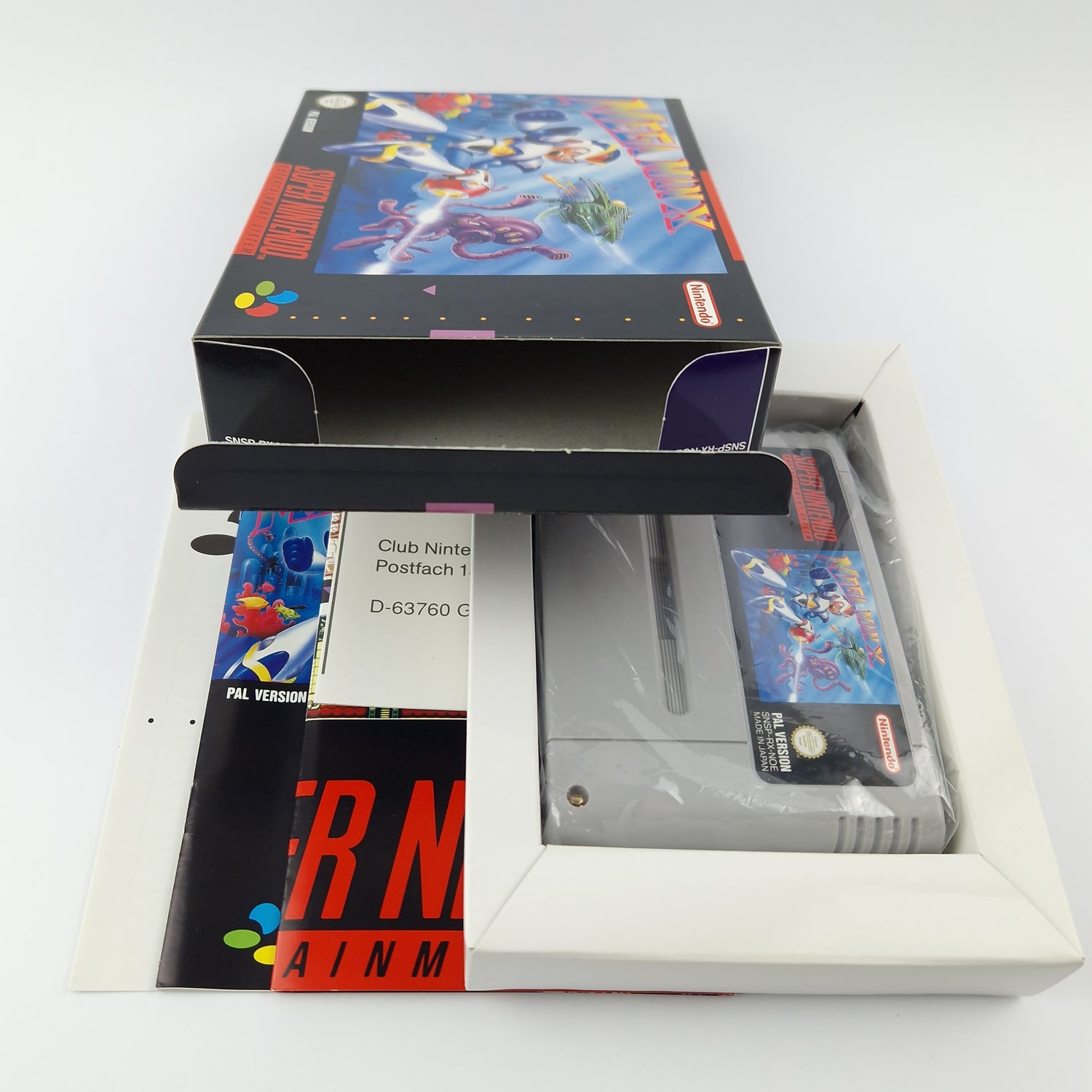Super Nintendo Spiel : Mega Man X - Modul Anleitung OVP CIB SNES MegaMan X2 X3