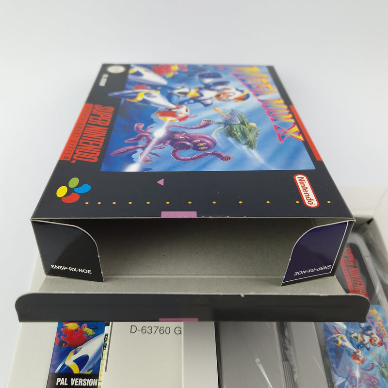 Super Nintendo Spiel : Mega Man X - Modul Anleitung OVP CIB SNES MegaMan X2 X3