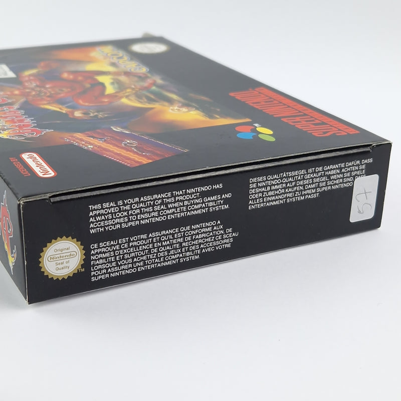 Super Nintendo Game: Demons Crest - Module Instructions OVP CIB SNES PAL EUR