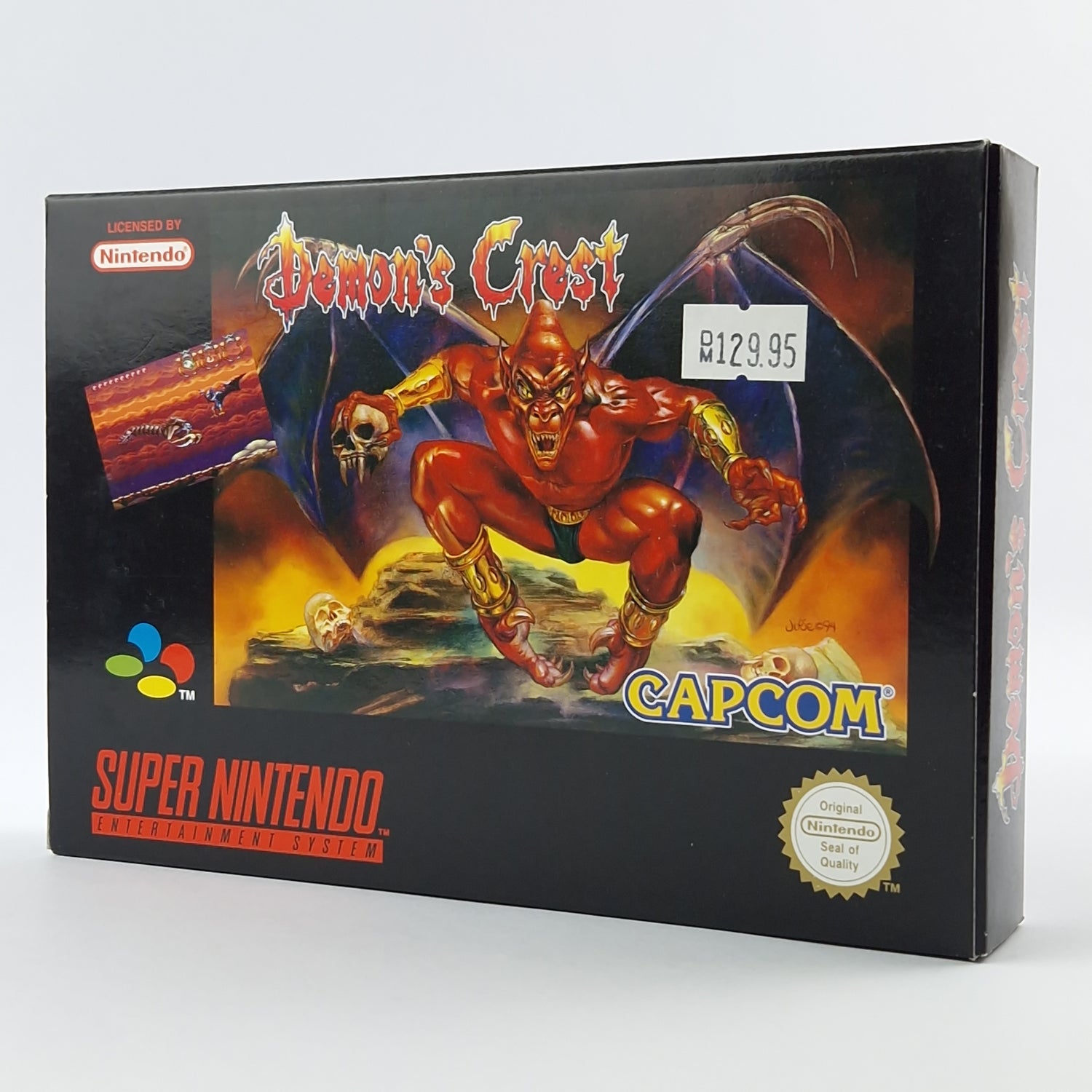 Super Nintendo Spiel : Demons Crest - Modul Anleitung OVP CIB SNES PAL EUR