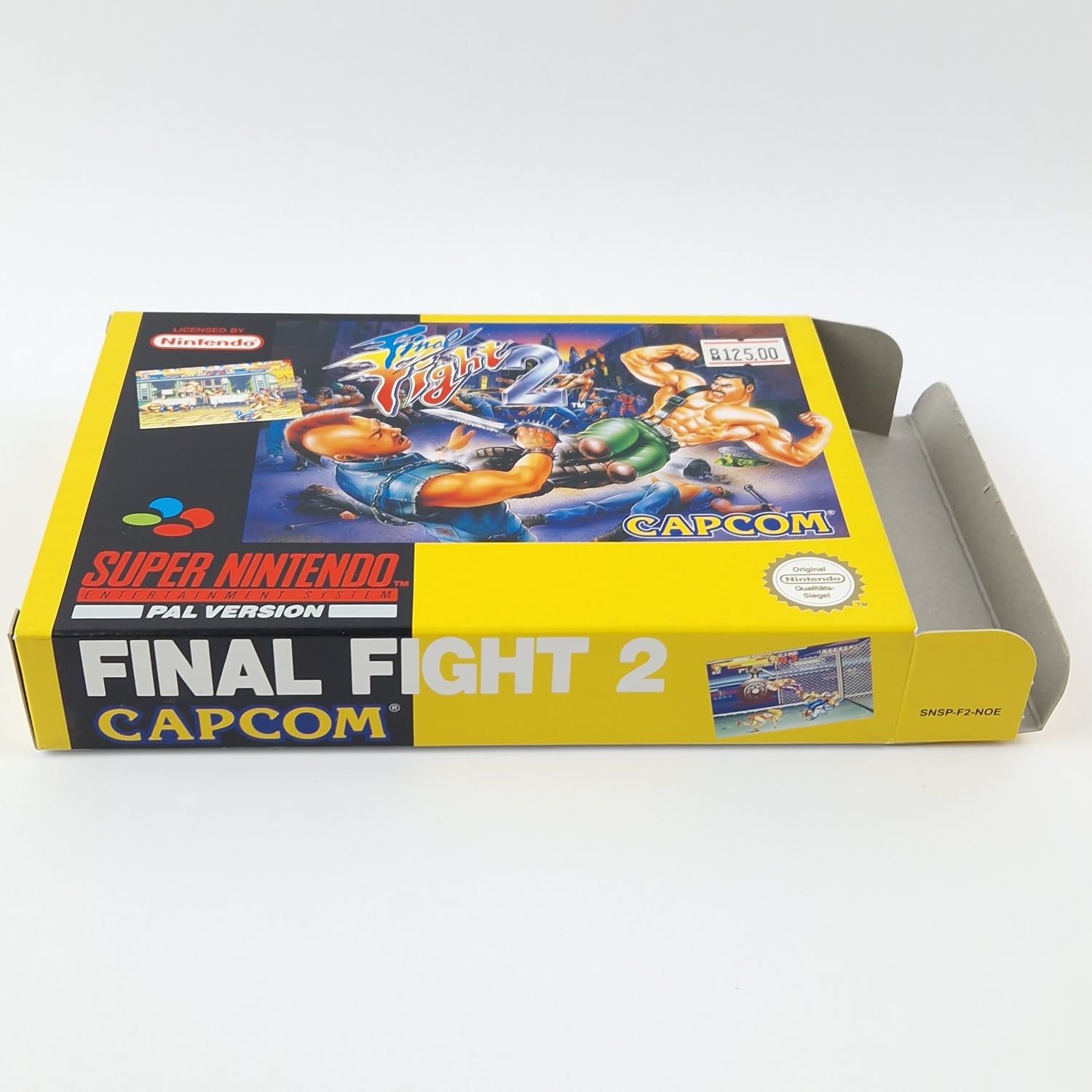 Super Nintendo Spiel : Final Fight 2 - Modul Anleitung OVP CIB SNES PAL NOE