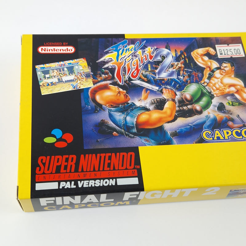 Super Nintendo Spiel : Final Fight 2 - Modul Anleitung OVP CIB SNES PAL NOE