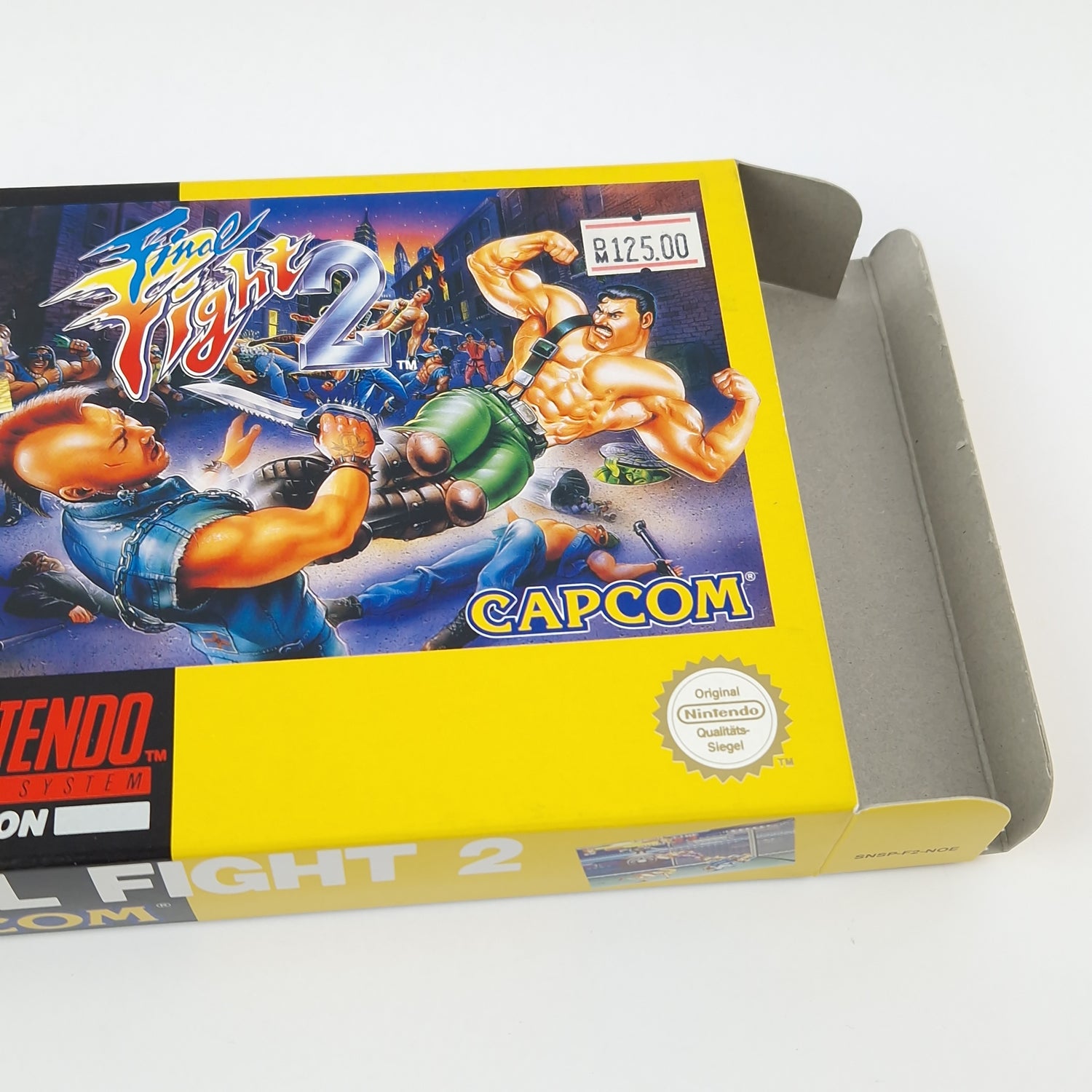 Super Nintendo Spiel : Final Fight 2 - Modul Anleitung OVP CIB SNES PAL NOE